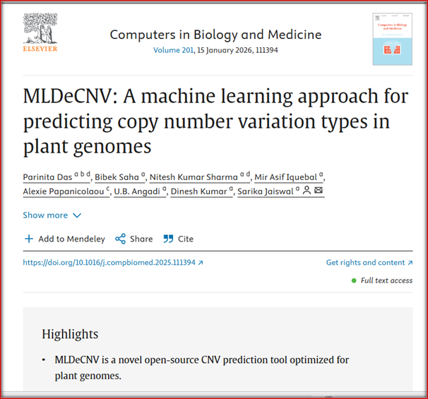 MLDeCNV: A machine learning approach for predicting copy number variation types in plant genomes